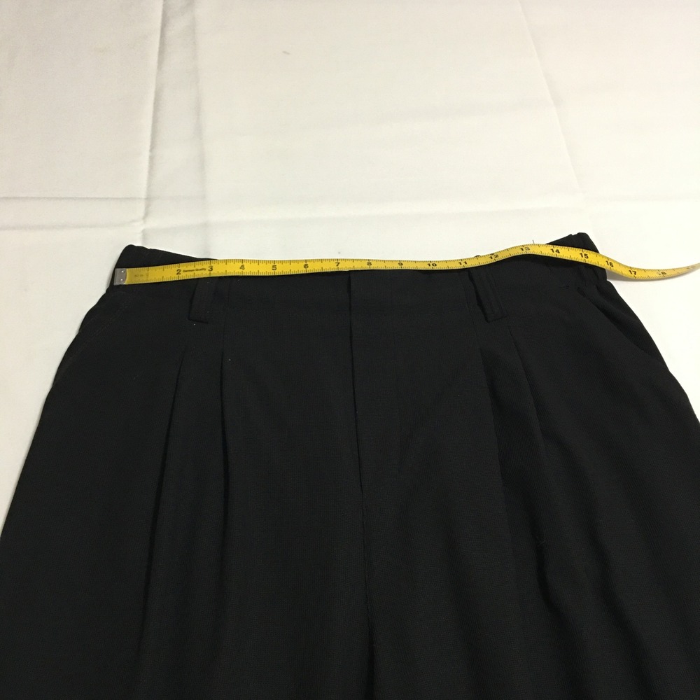 Halara Wide Leg Pants Womens Large Black High Waisted Pleated Culottes - Picture 6 of 10